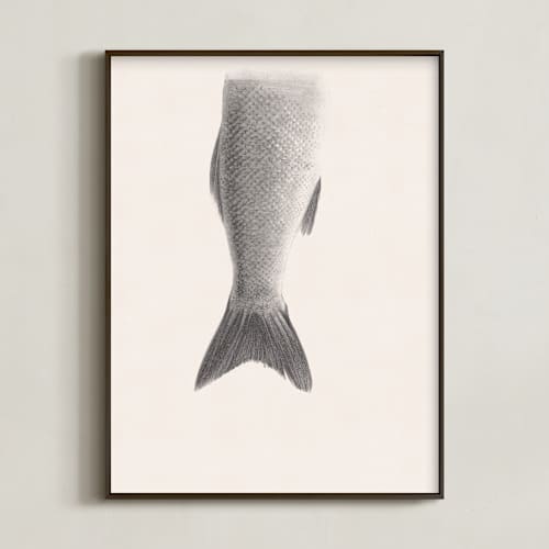 This is a linen white art with standard by jinseikou called fin