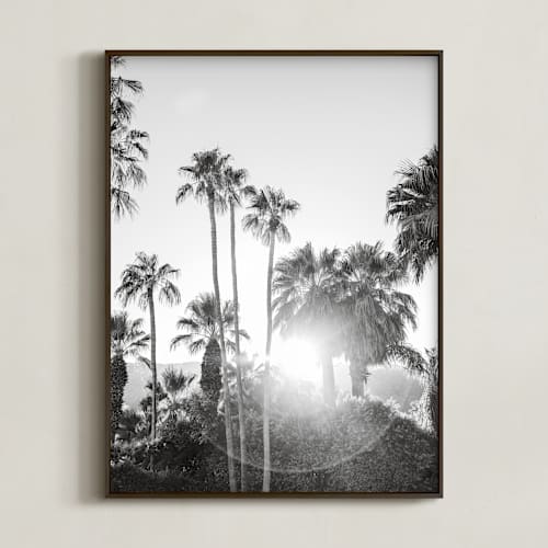 This is a flare art with standard by Jamie Lollback called sunflare palms
