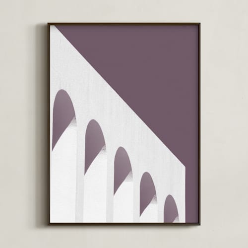 This is a dove art with standard by Alaric Yanos called arches in black and white