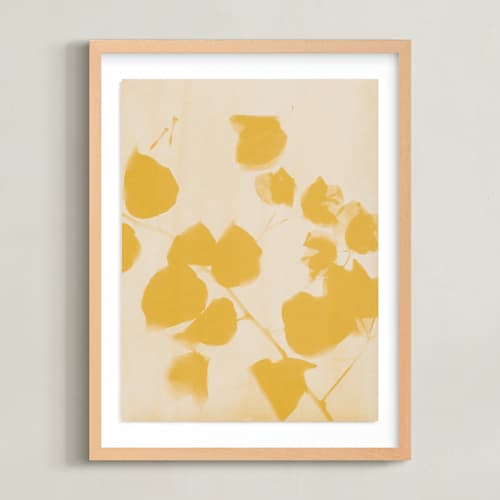 This is a amber art with standard by Kamala Nahas called botanica 2