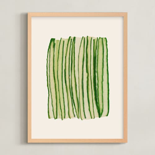 This is a cucumber art with standard by Kamala Nahas called fresca 1