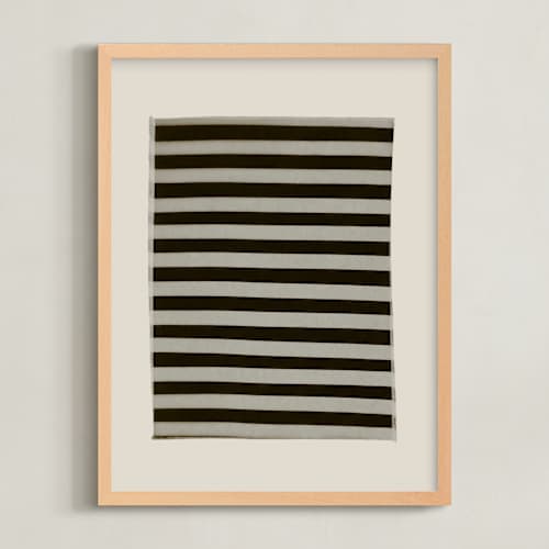 This is a zebra art with standard by Kamala Nahas called true stripes 2