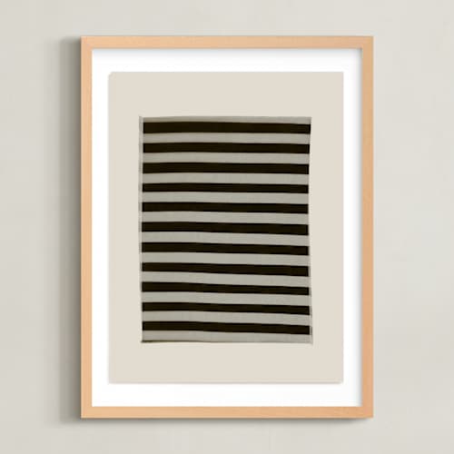 This is a zebra art with standard by Kamala Nahas called true stripes 2