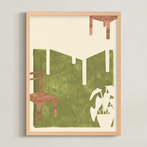 This is a leaf art with standard by Sumak Studio called the room 2