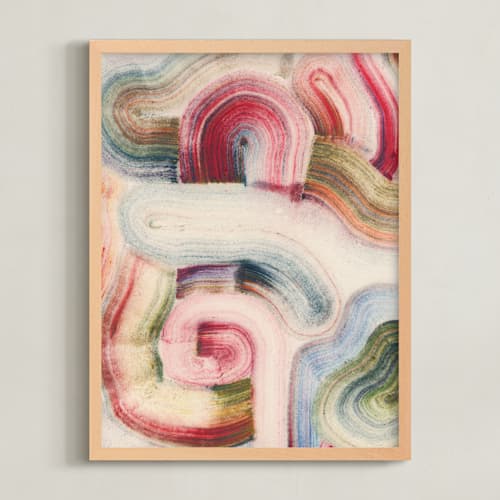 This is a rainbow art with standard by Sumak Studio called clouds of color i