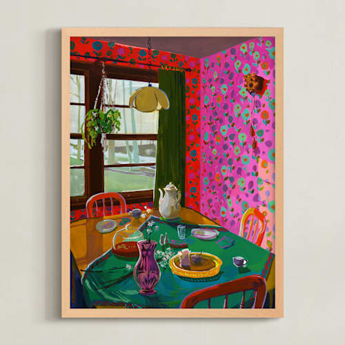 This is a sienna art with standard by Jess Franks called after tea