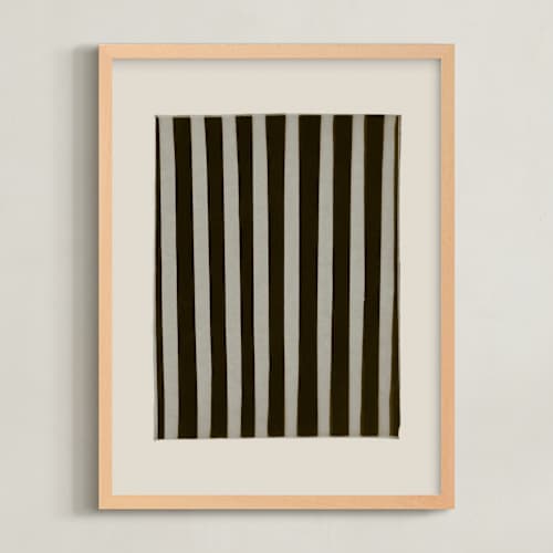 This is a zebra art with standard by Kamala Nahas called true stripes 1