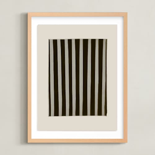 This is a zebra art with standard by Kamala Nahas called true stripes 1