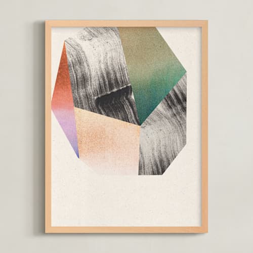 This is a sandstone art with standard by Sumak Studio called unexpected crystals ii