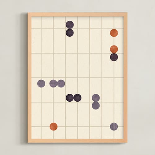 This is a rust art with standard by Sumak Studio called dots, lines 2
