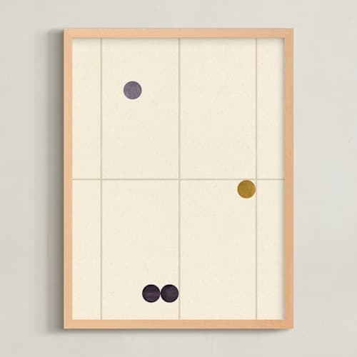 This is a ochre art with standard by Sumak Studio called dots, lines 3