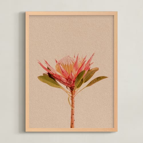 This is a clay art with standard by Paola Benenati called protea collection 3