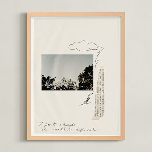 This is a sand art with standard by Maja Cunningham called sky is the limit 1