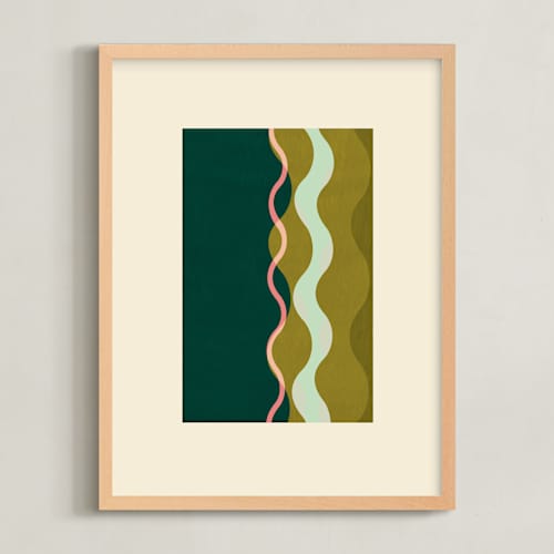 This is a forest art with standard by Baumbirdy called transparent waves