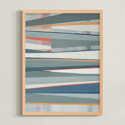 This is a slate art with standard by Pippin Schupbach called intersection