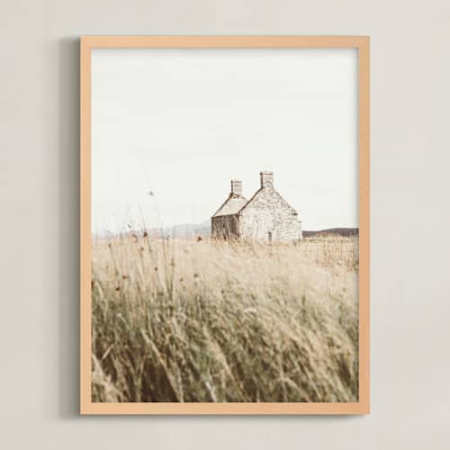 This is a wheat art with standard by Kamala Nahas called highland prairie ii