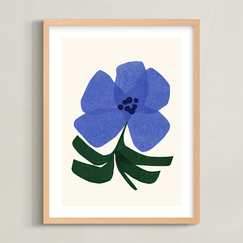 This is a seaside nursery wall art with standard by Carrie Moradi called dancing florals 2