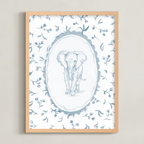This is a morning sky nursery wall art with standard by Haley Knighten called safari heirloom 2