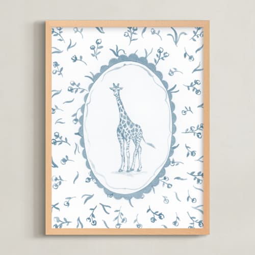 This is a morning sky nursery wall art with standard by Haley Knighten called safari heirloom 3