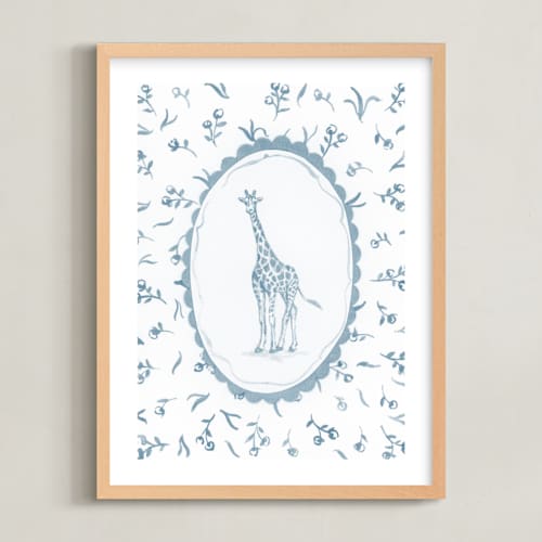 This is a morning sky nursery wall art with standard by Haley Knighten called safari heirloom 3