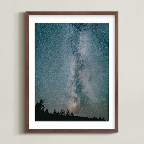 This is a night sky art with standard by Rob Wilson called light in the darkness