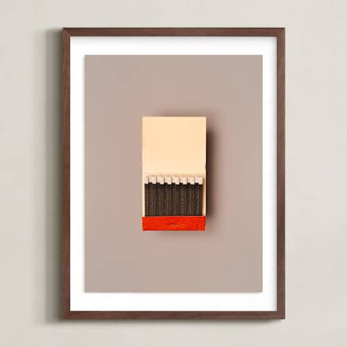 This is a color match red art with standard by Andrew McClintock called unstruck red