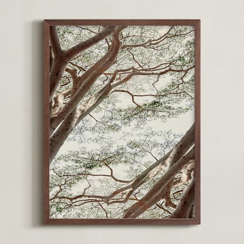 This is a woodland green art with standard by Alicia Abla called tapestry i
