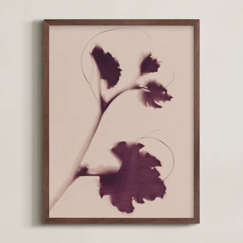 This is a mulberry art with standard by Kamala Nahas called leaf and vine