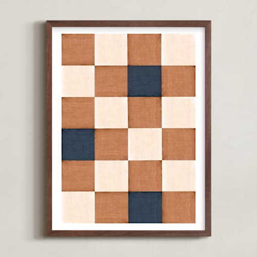 This is a bronze art with standard by Baumbirdy called check