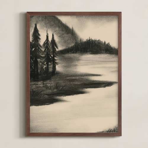 This is a moonlight art with standard by Teju Reval called misty night 1