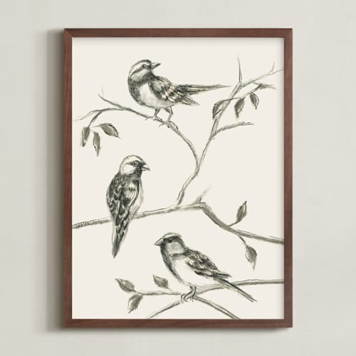 This is a sand art with standard by Teju Reval called birds i