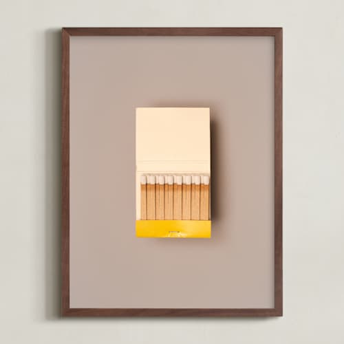 This is a color match yellow art with standard by Andrew McClintock called unstruck yellow