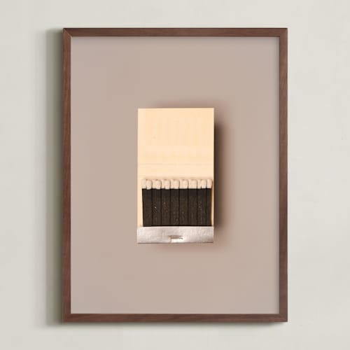 This is a color match silver art with standard by Andrew McClintock called unstruck silver