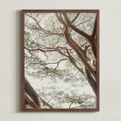 This is a woodland green art with standard by Alicia Abla called tapestry ii