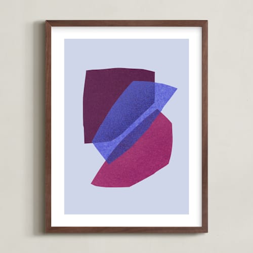 This is a plum kids wall art with standard by Carrie Moradi called paper space i