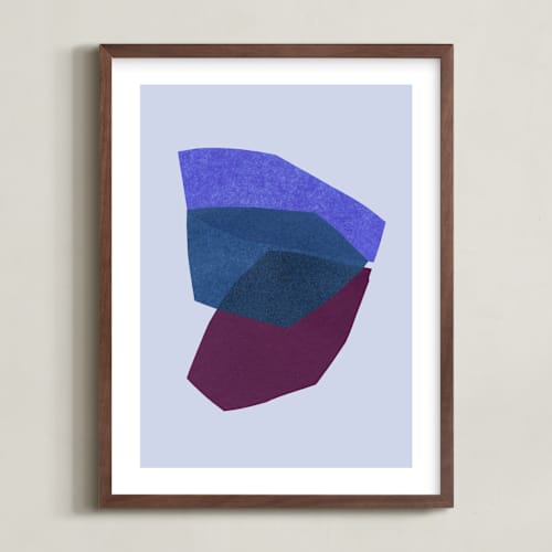 This is a plum kids wall art with standard by Carrie Moradi called paper space ii