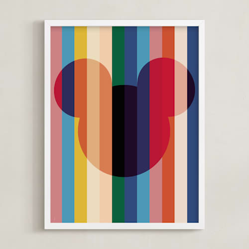 This is a rainbow disney art with standard by Baumbirdy called bright stripes