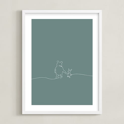 This is a forest disney art with standard by Britt Mills called a simple stroll