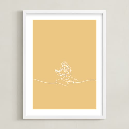 This is a buttermilk disney art with standard by Britt Mills called lost in a book from disney's beauty and the beast
