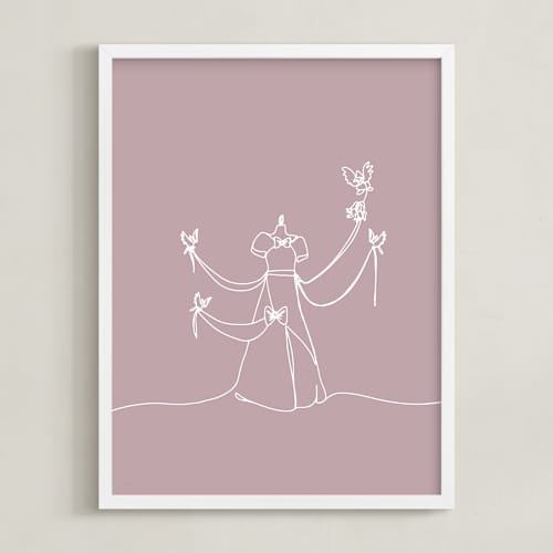This is a blush disney art with standard by Britt Mills called the dress from disney's cinderella