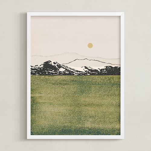 This is a golden sage art with standard by Alisa Galitsyna called quiet horizon