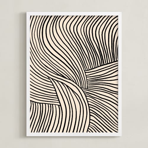 This is a onyx art with standard by Iveta Angelova called flowing lines