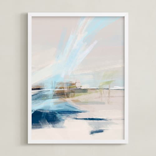 This is a spring grey art with standard by Eric Ransom called hill house