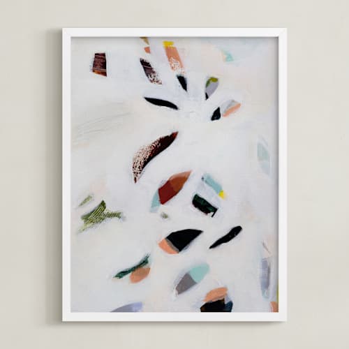This is a ivory art with standard by Kayla King called spring thaw ii