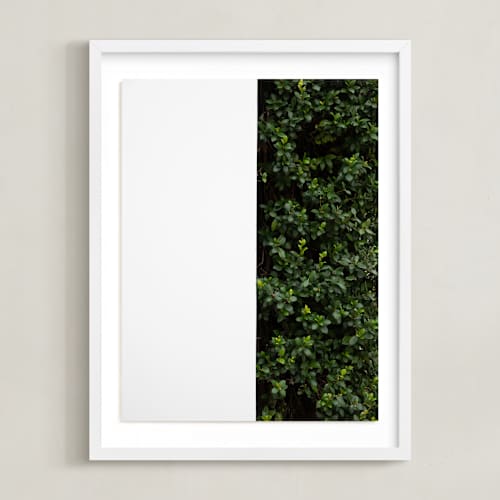 This is a leaf art with standard by Sara Hicks Malone called verdant garden iii
