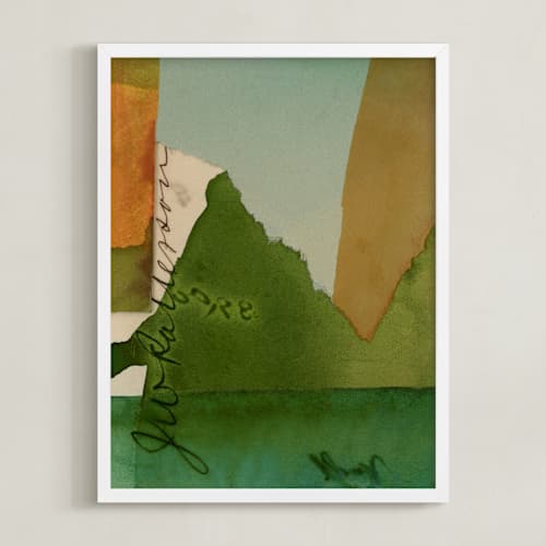 This is a jade art with standard by Morgan Kendall called aqua hills i