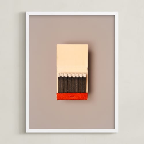 This is a color match red art with standard by Andrew McClintock called unstruck red