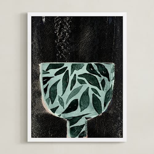 This is a green bowl art with standard by Bethania Lima called farmhouse_bowl_1