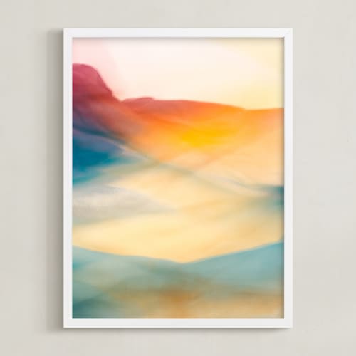 This is a golden rays art with standard by Helen Makadia called rays of gold 1