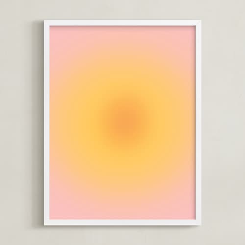 This is a sunrise art with standard by Emili Alfieri called soft sun